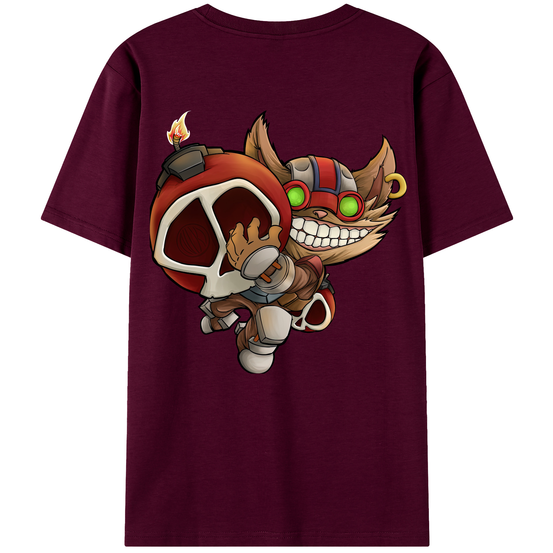 リーグ・オブ・レジェンド League of Legends LOL レディース半袖Tシャツ(バックプリント)